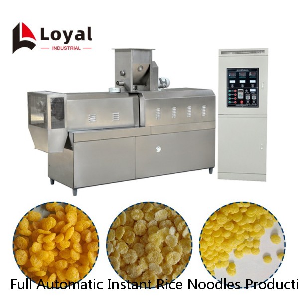 Full Automatic Instant Rice Noodles Production Line/Industrial Dry Extrusion Instant Cup Noodles Production Machine Line